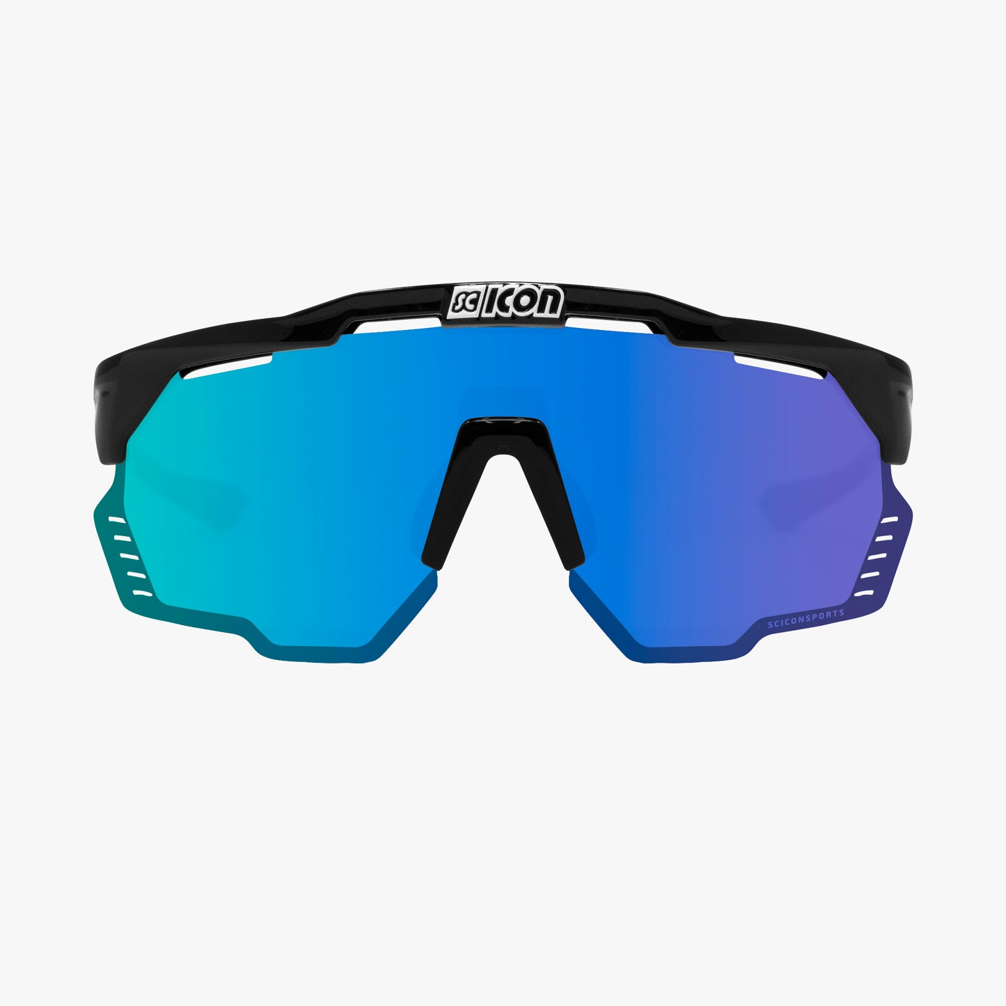 Sluneční brýle SCICON AEROSHADE KUNKEN Black Multimirror Blue