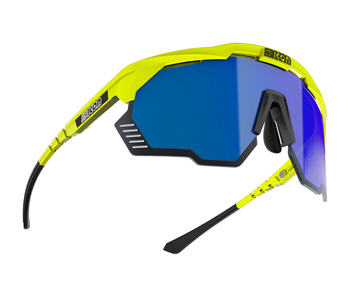 Brýle SCICON AEROSHADE KUNKEN Fluo Yellow Multimirror Blue