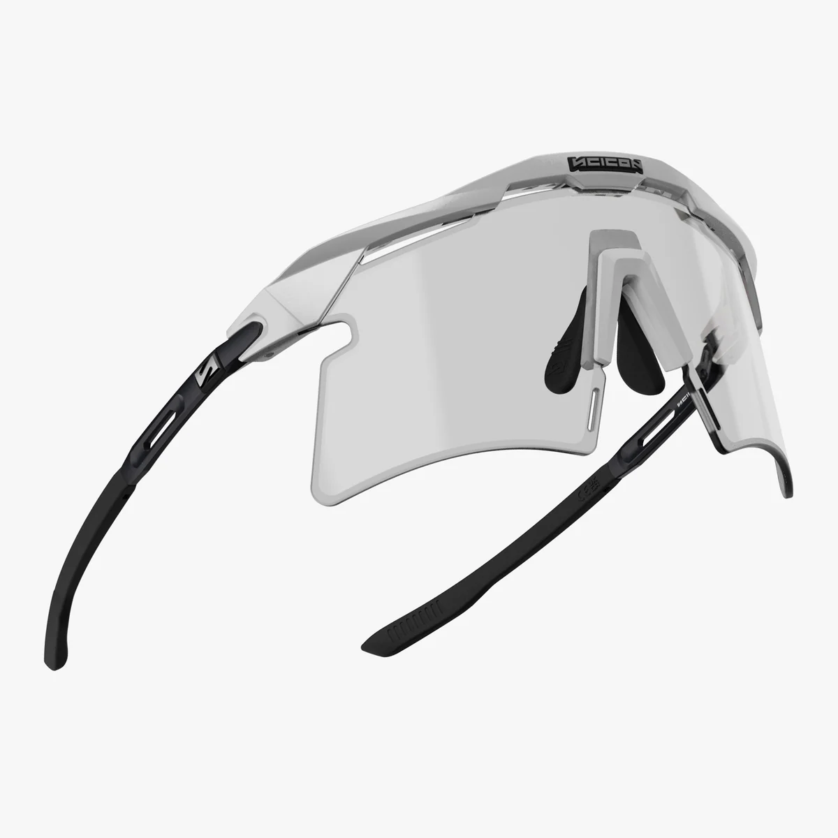 SCICON AEROSHADE 2.0 TITANIUM White Metal Brýle Grey Photochromic Lens
