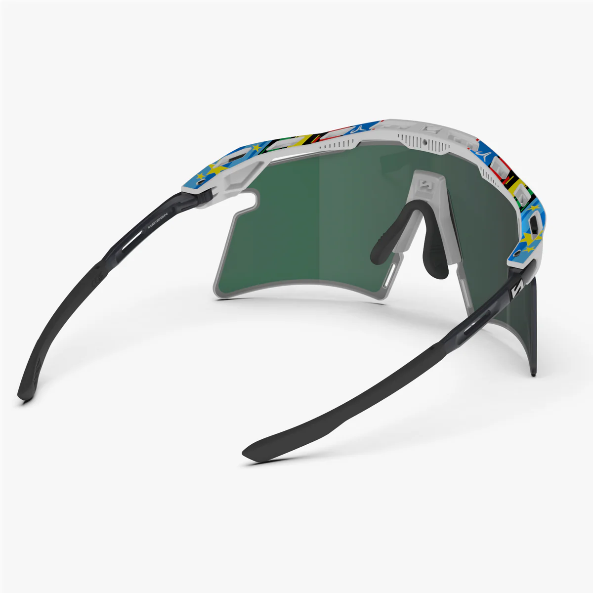 Goggles SCICON AEROSHADE 2.0 TITANIUM WC EUROPEAN CHAMPION Multimirror Lens Blue Green + Pink