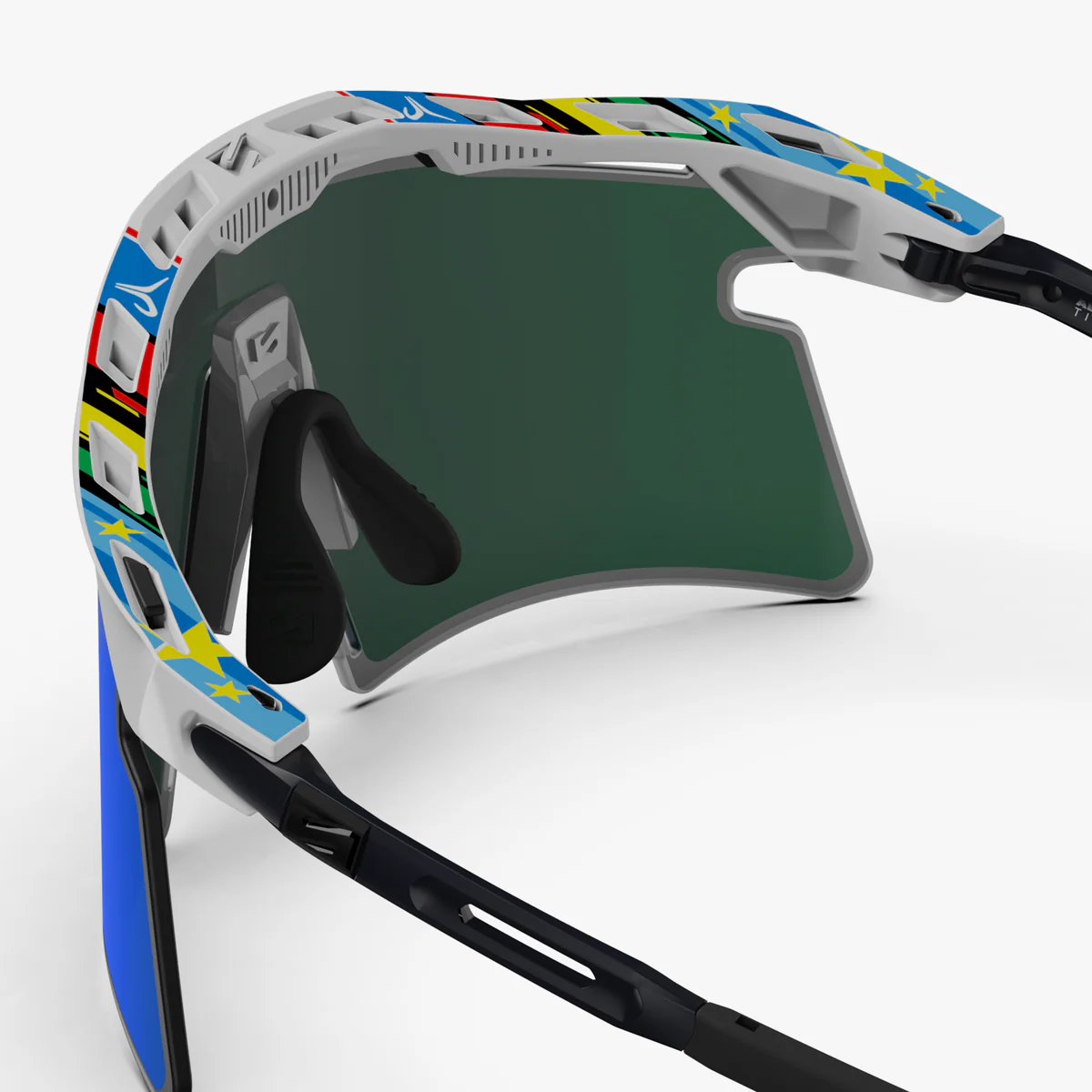 Goggles SCICON AEROSHADE 2.0 TITANIUM WC EUROPEAN CHAMPION Multimirror Lens Blue Green + Pink