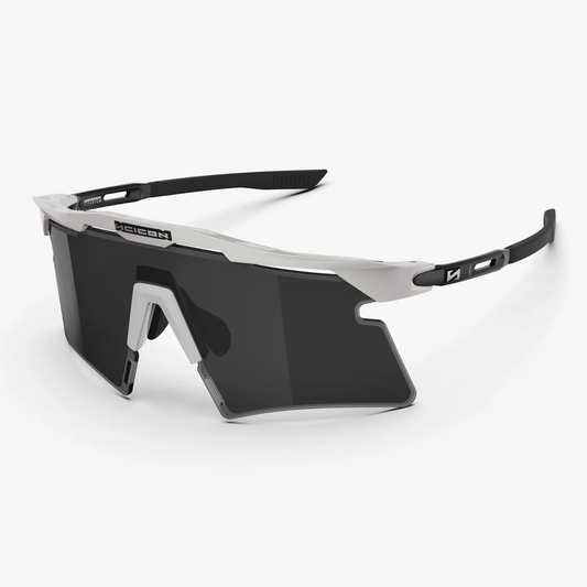 SCICON AEROSHADE 2.0 TITANIUM White Metal Glasses Smoke Black + Pink