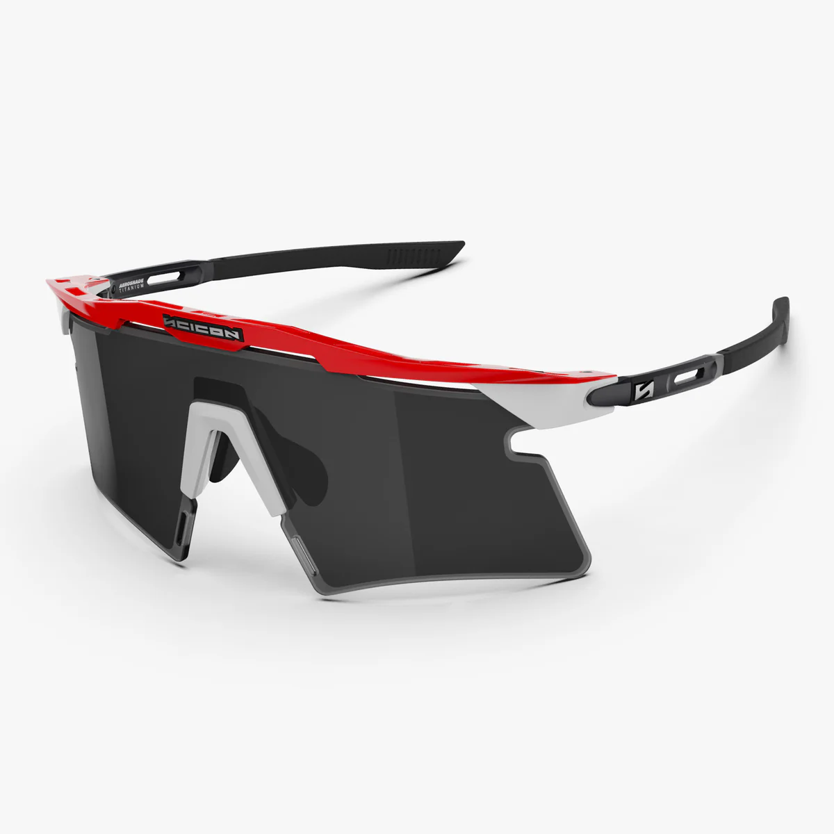 SCICON AEROSHADE 2.0 TITANIUM UAE EMIRATES Brýle Smoke Black + Pink Lens