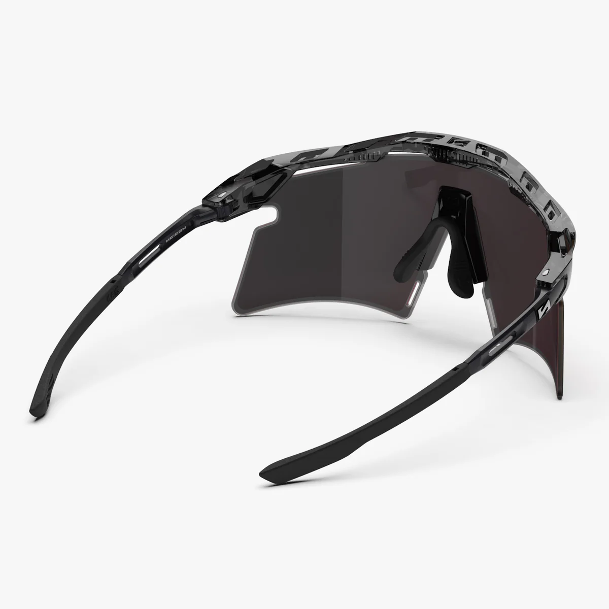 Sluneční brýle SCICON AEROSHADE 2.0 TITANIUM Black Crystal Gloss Multimirror Sunburts + Pink Lens
