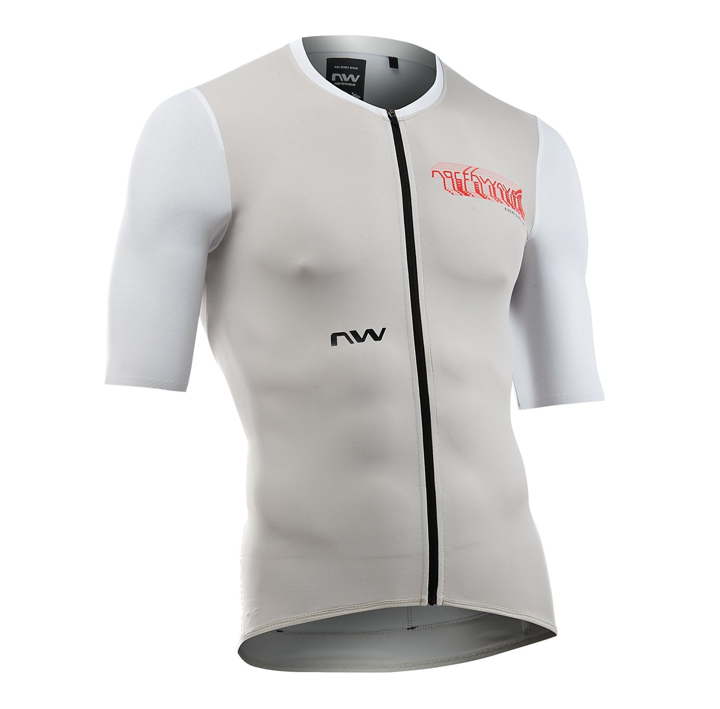 NORTHWAVE ESSENCE EVO Dres s krátkým rukávem Grey/White