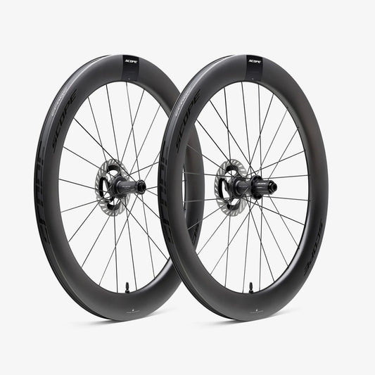 Zapletená kola SCOPE Race R6 Tubeless Ready (Centerlock) Černá