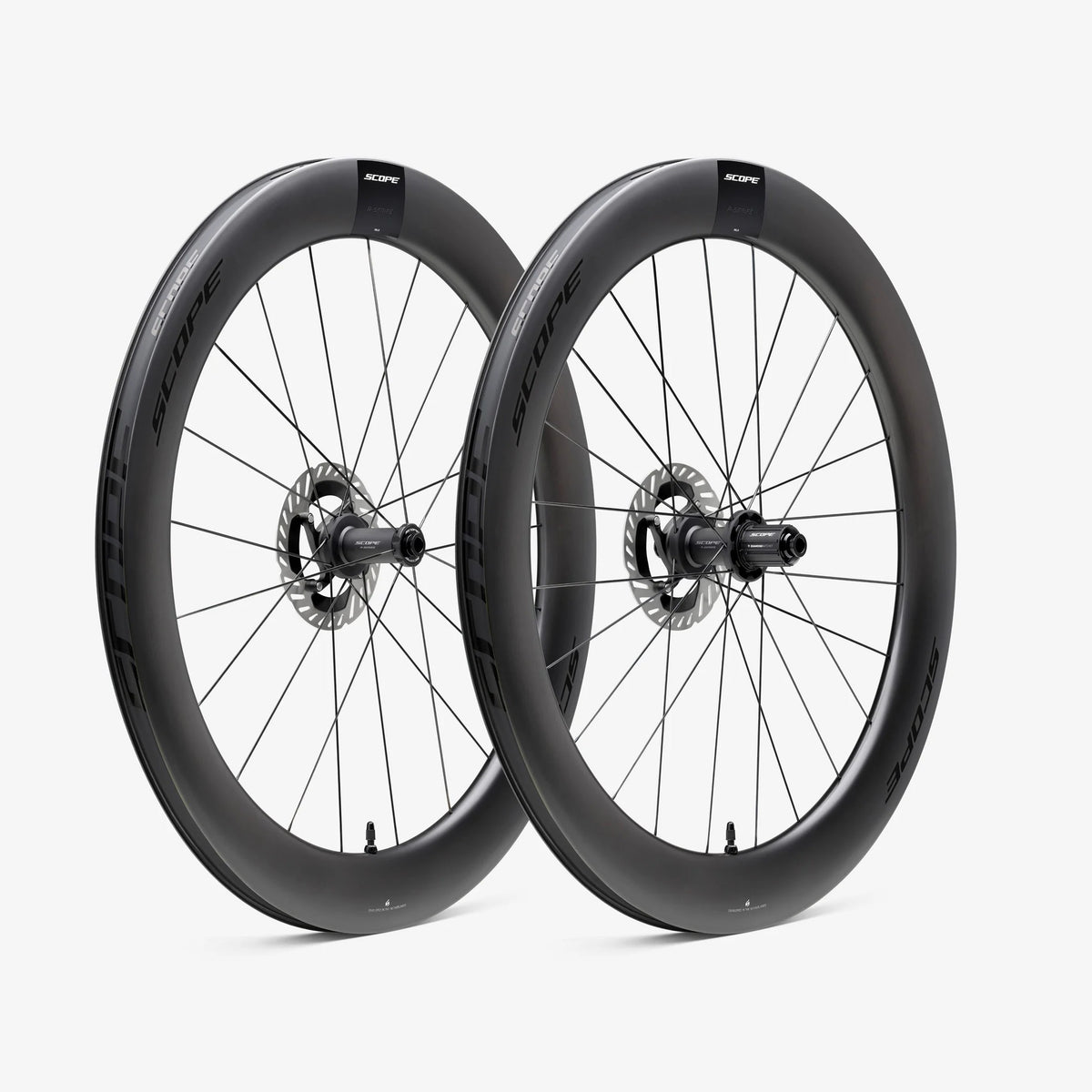 Zapletená kola SCOPE Race All Road R6.A Tubeless Ready (Centerlock) Černá