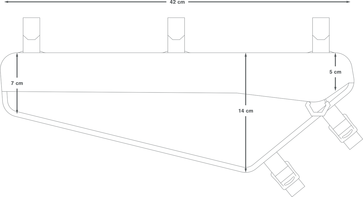 Brašna na rám APIDURA RACING FRAME PACK 4 L Black