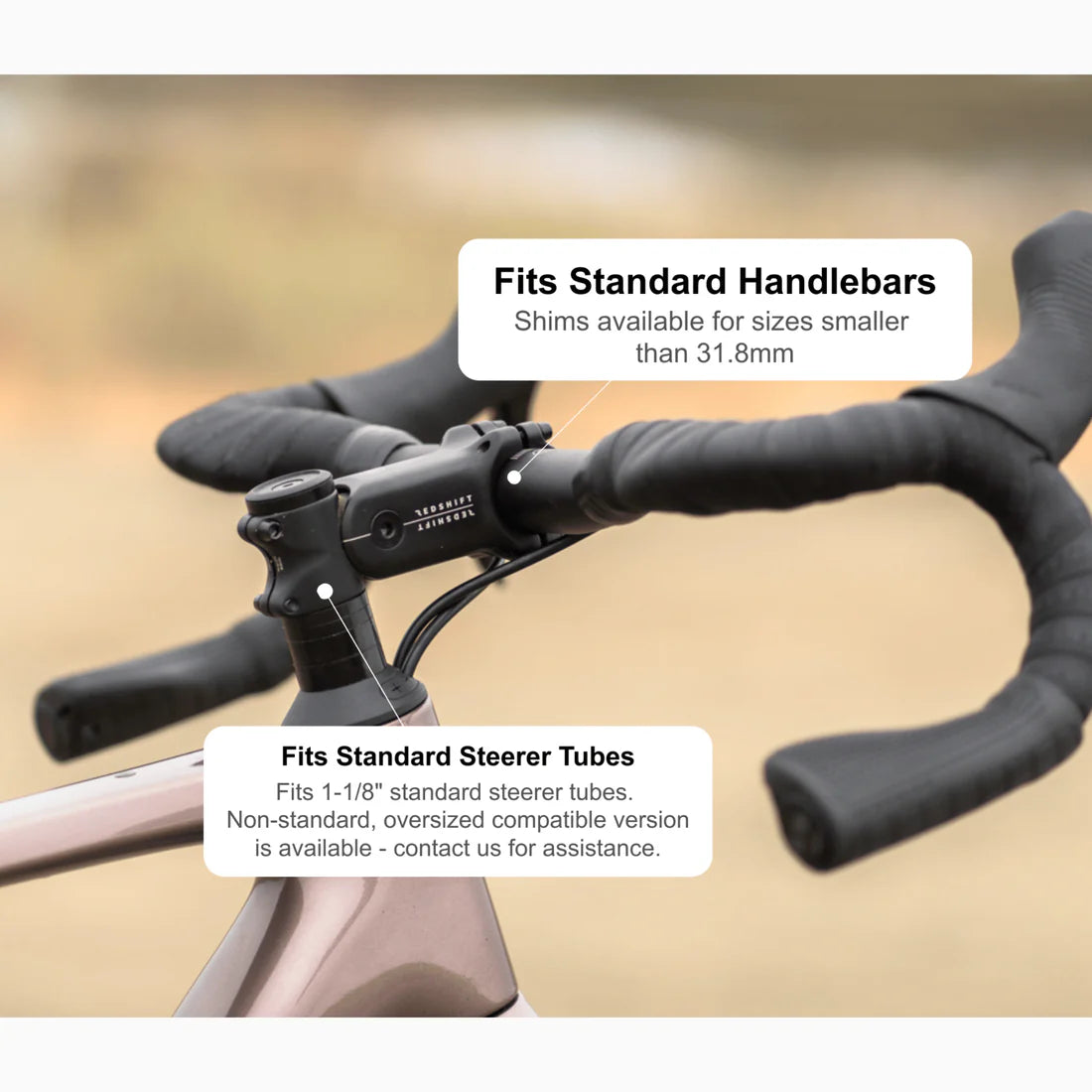 REDSHIFT SHOCKSTOP 1-1/4" Adjustable Stem, ±6°