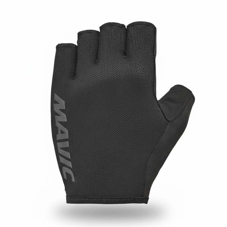 MAVIC ESSENTIAL PADDED Krátké rukavice Black