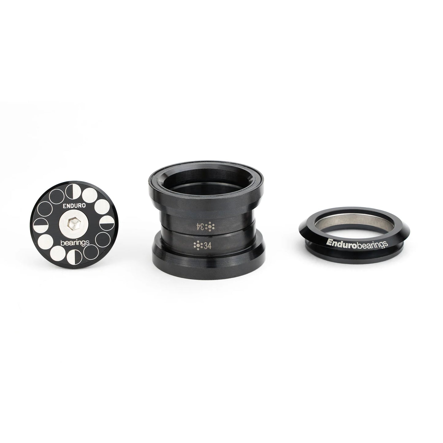 ENDURO BEARINGS Hlavové složení 1 1/8 EC34/EC34mm Black Oxide