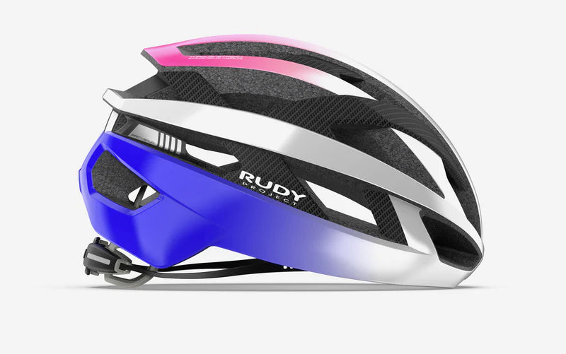 RUDY PROJECT REBEL CARBON Road Helmet White/Purple/Pink