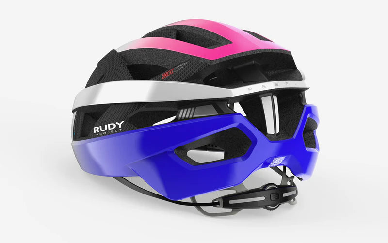 RUDY PROJECT REBEL CARBON Road Helmet White/Purple/Pink