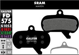 GALFER PERFORMANCE Sram Maven Semi-Metallic Brake Pads