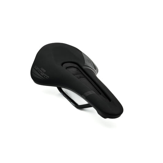 Sedlo SAN MARCO SHORTFIT 2.0 OPEN-FIT S3 šířka 140 mm ližiny FeC