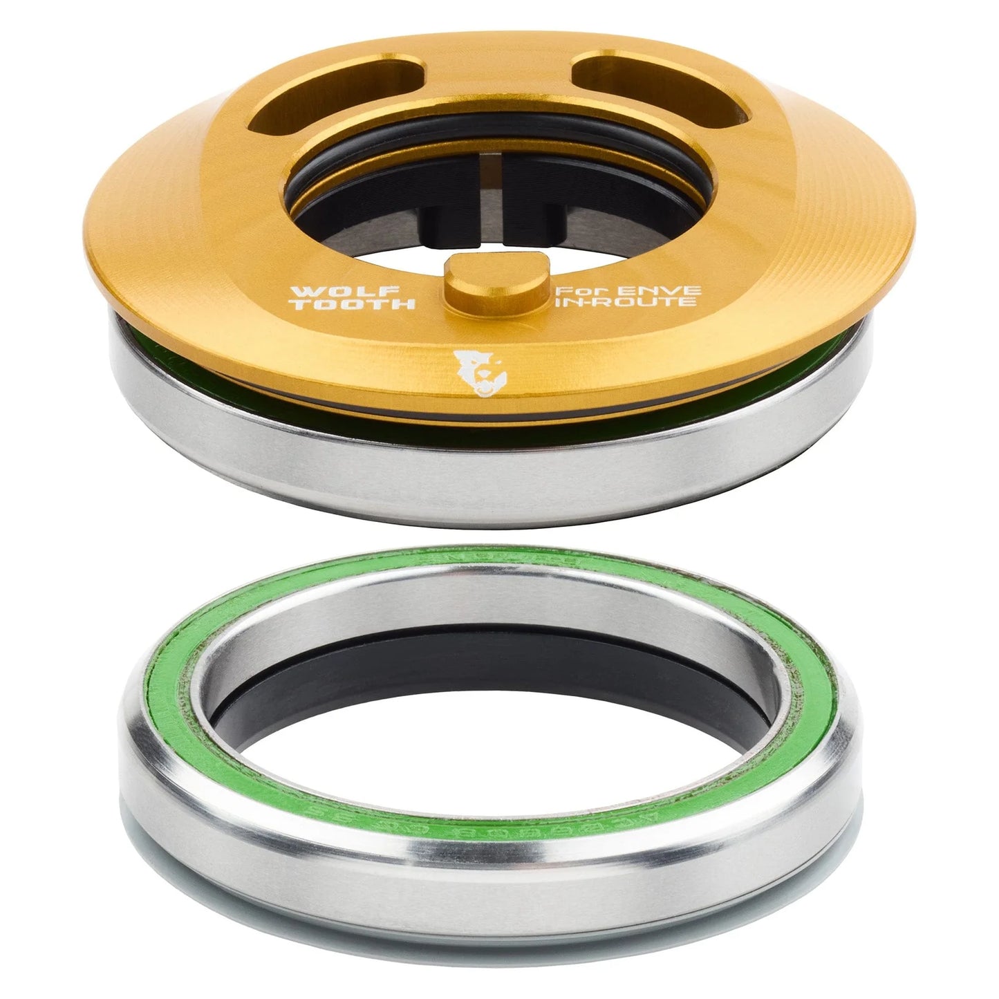 WOLF TOOTH PREMIUM AERO IS52 EN-Route Gold Integrated Headset Set
