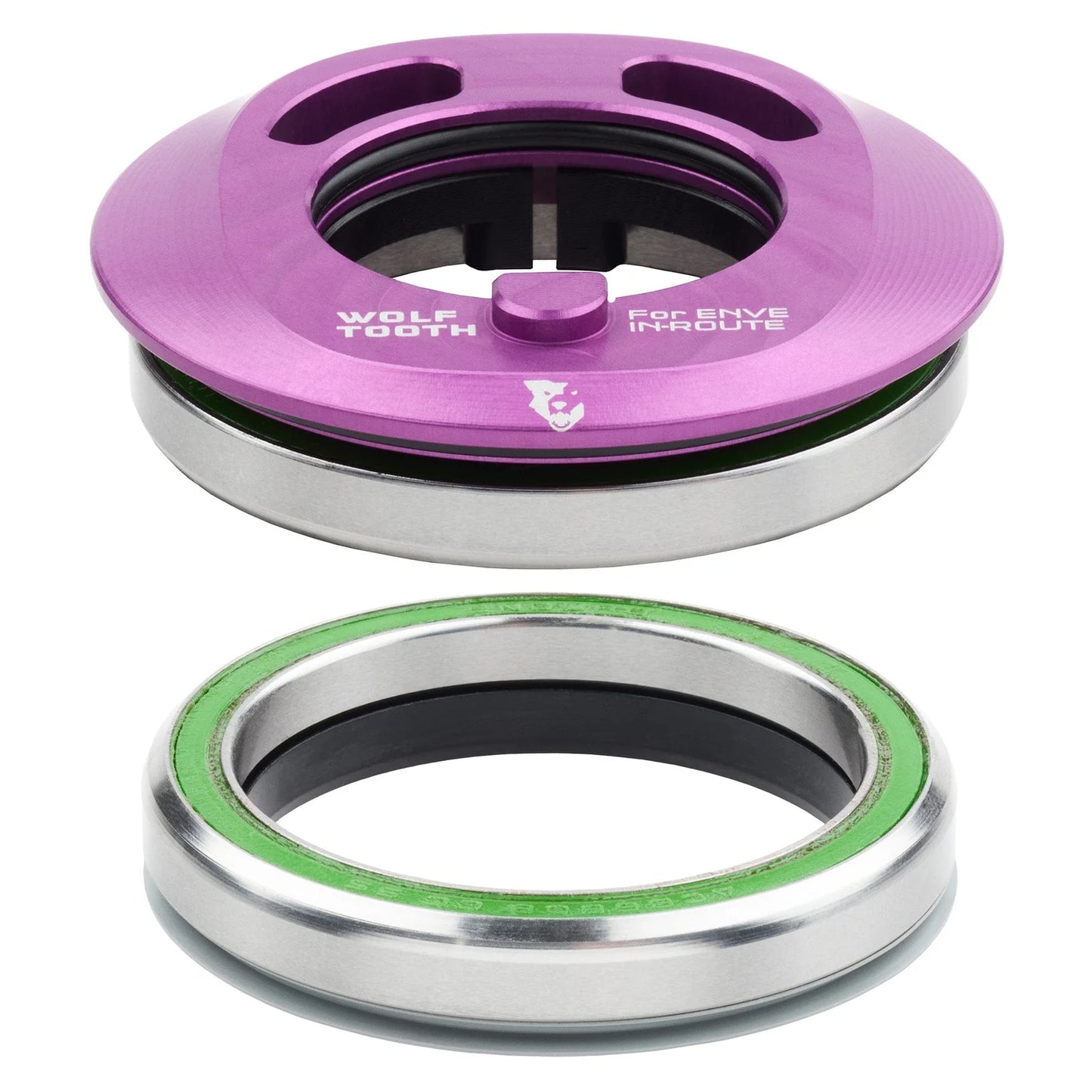 WOLF TOOTH PREMIUM AERO IS52 EN-Route Purple Integrated Headset Set