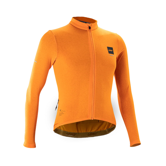 Dres LEATT MTB ENDURANCE 4.0 Dlouhé Rukávy Dámský Oranžový