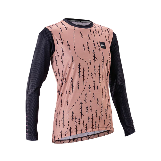 Dámský dres LEATT MTB TRAIL 3.0 s dlouhým rukávem Pink