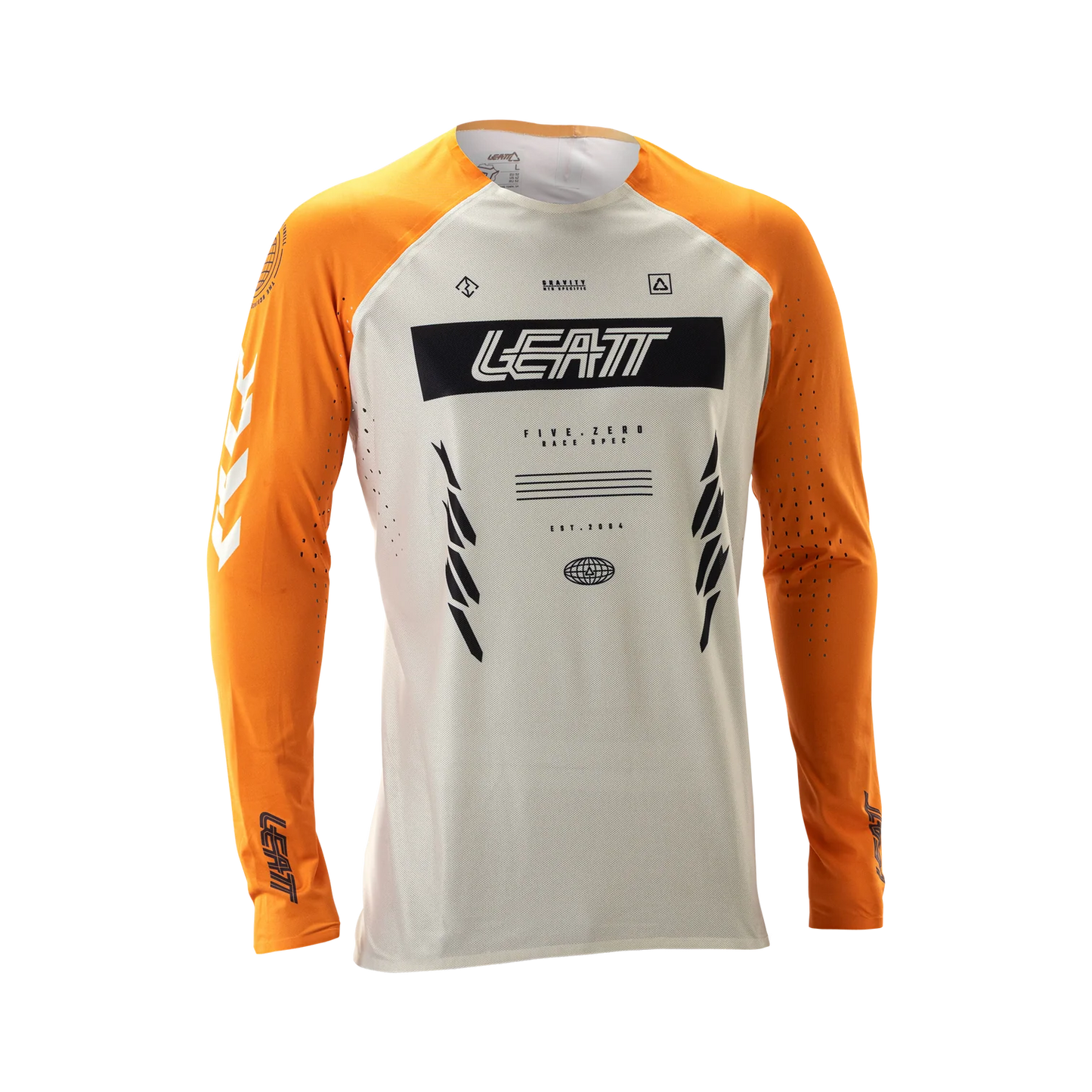 LEATT MTB GRAVITY 5.0 dres s dlouhým rukávem White/Orange