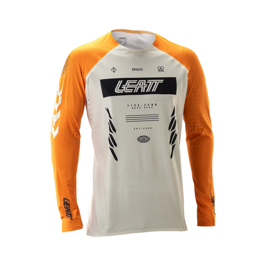 LEATT MTB GRAVITY 5.0 dres s dlouhým rukávem White/Orange