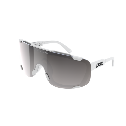 POC DEVOUR MID Goggles White Clarity Road/Sunny Silver Lens