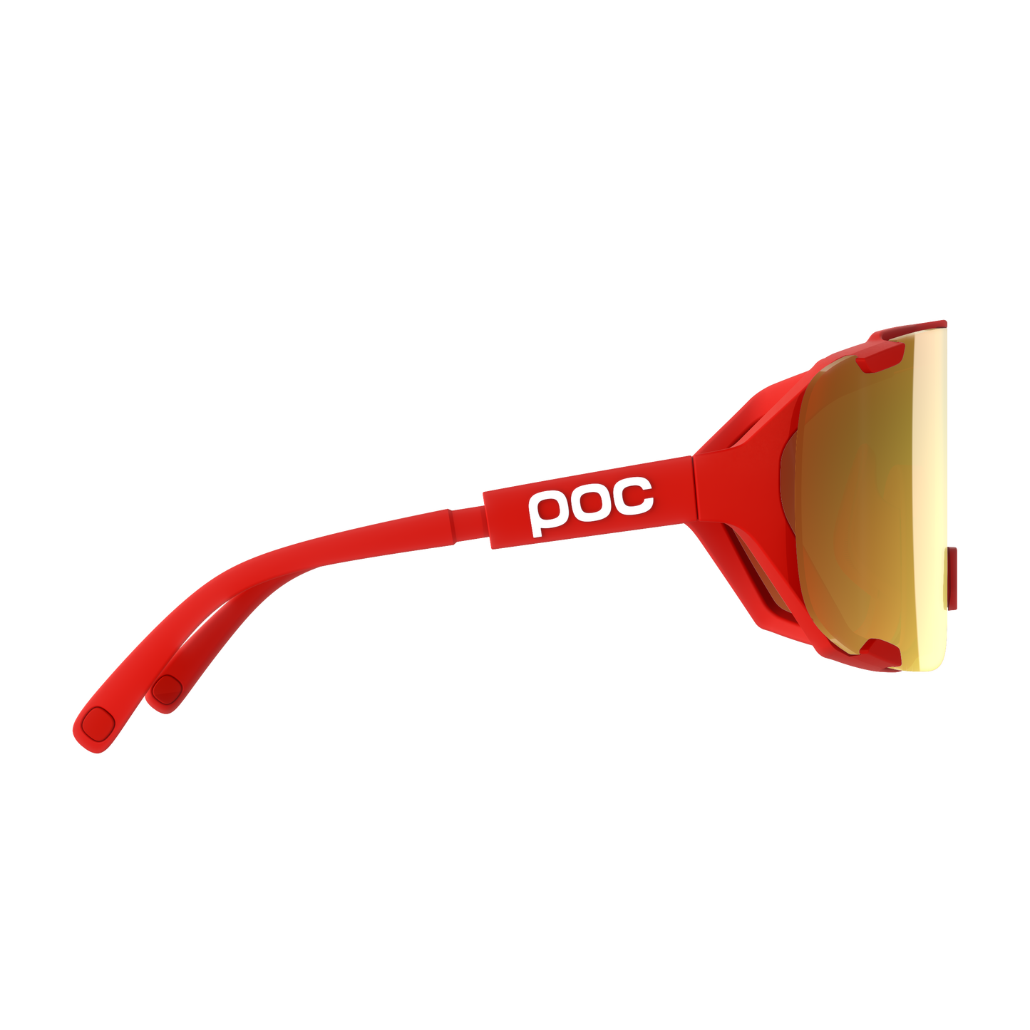 POC DEVOUR MID Goggles Red Clarity Road/Partly Sunny Gold Lens