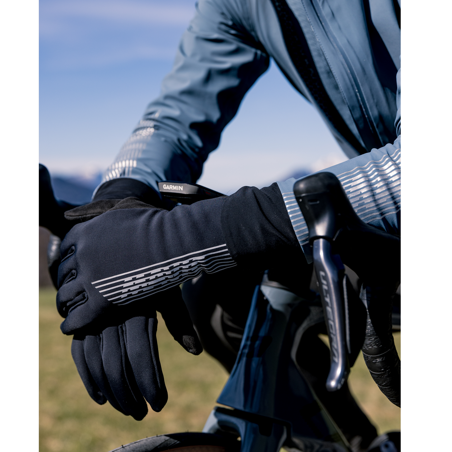 MAVIC ESSENTAL WIND Gloves Black/Silver