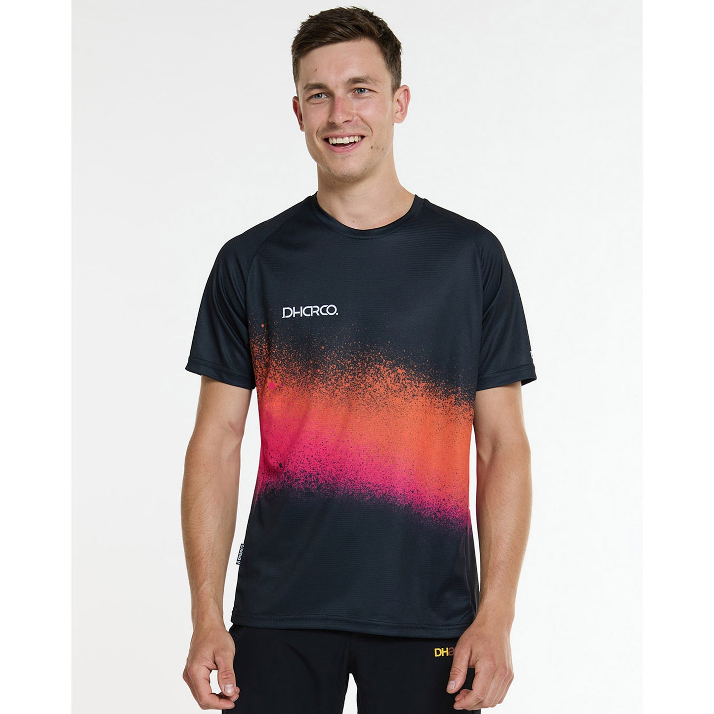 DHARCO BLACK SNAKE Dres s krátkým rukávem Black/Orange