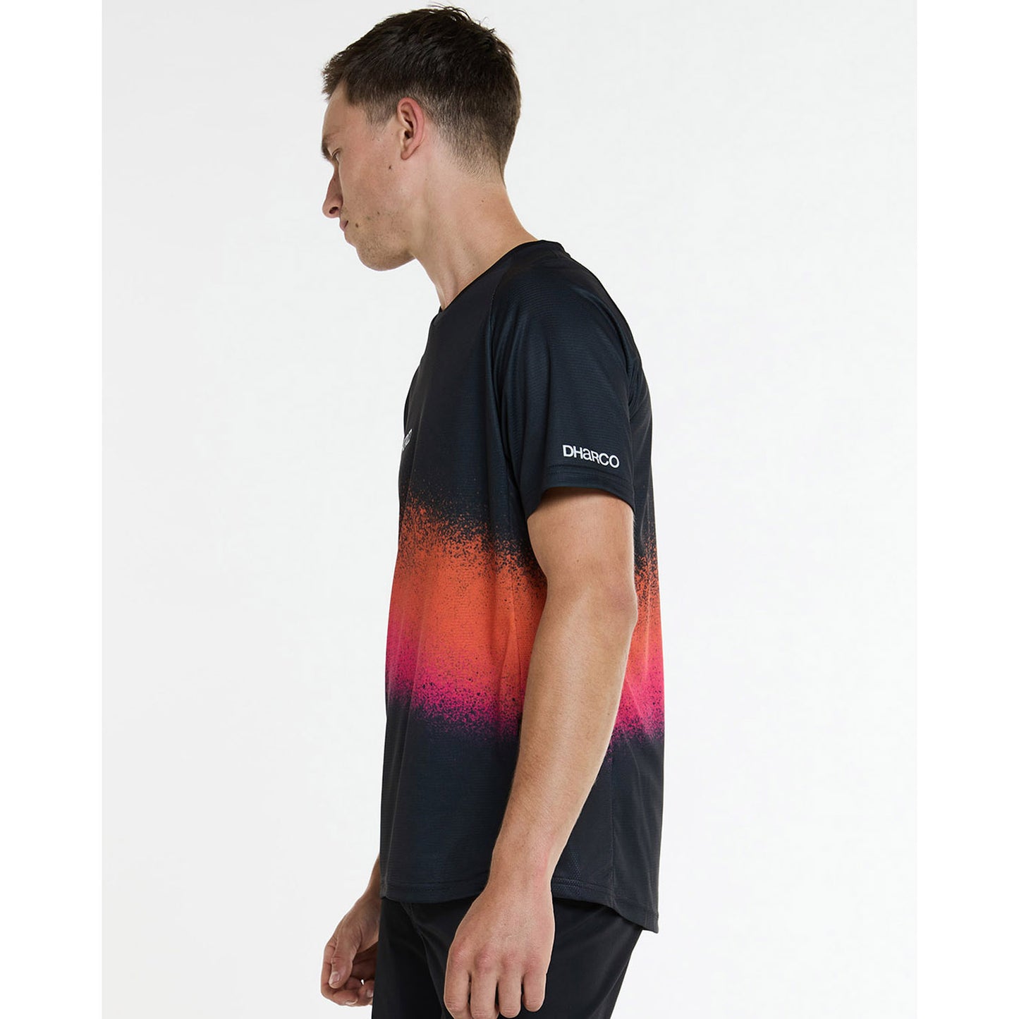 DHARCO BLACK SNAKE Dres s krátkým rukávem Black/Orange