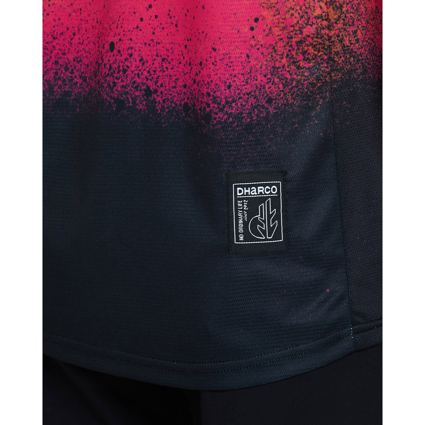 DHARCO BLACK SNAKE Dres s krátkým rukávem Black/Orange