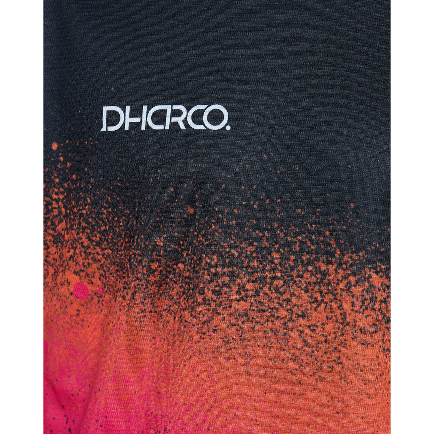 DHARCO BLACK SNAKE Dres s krátkým rukávem Black/Orange