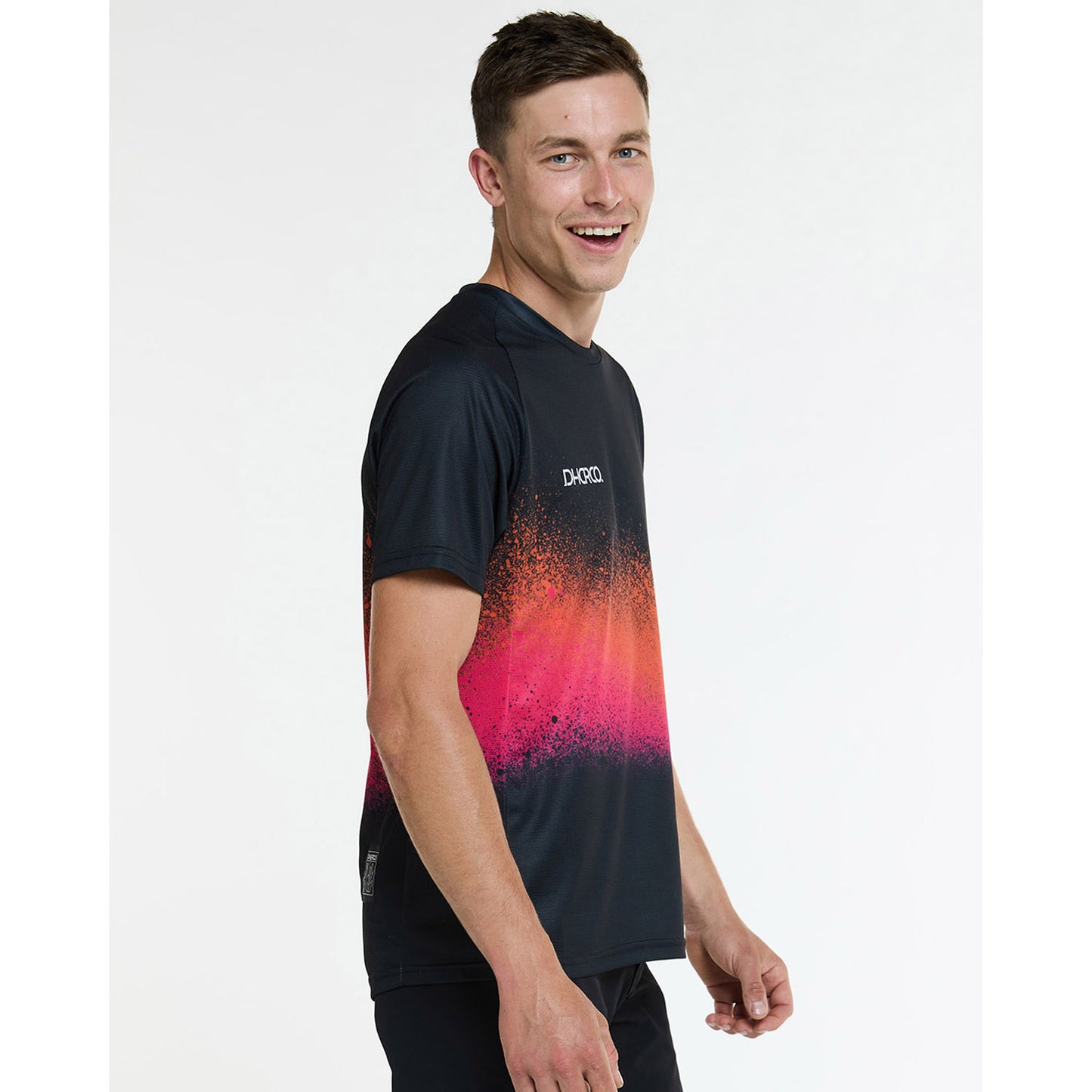 DHARCO BLACK SNAKE Dres s krátkým rukávem Black/Orange