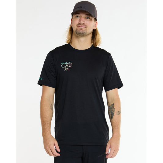 DHARCO EDDIE Dres s krátkým rukávem TECH TEE Black