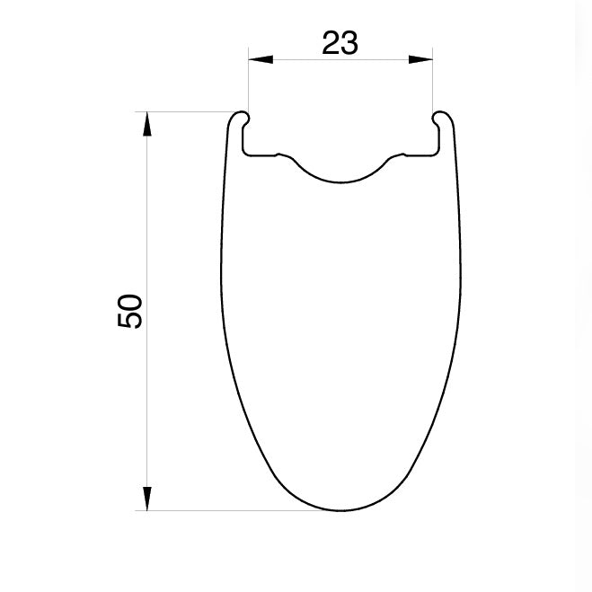Pár kol MICHE KLEOS 50 Tubeless Ready (Center Lock)