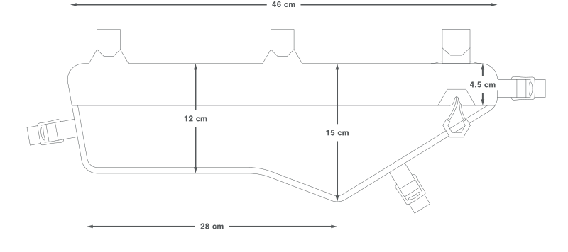Frame Bag APIDURA EXPEDITION COMPACT FRAME PACK DRY 4.5 L Black