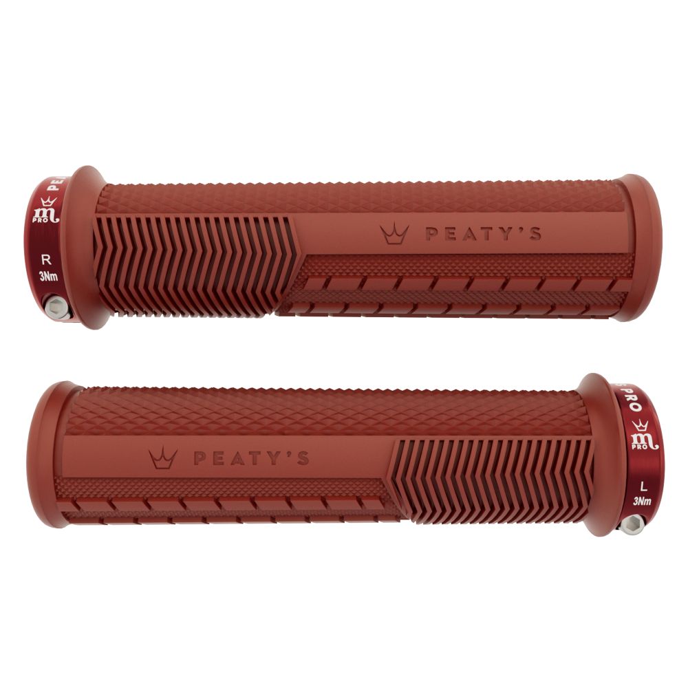 Gripy PEATY'S MONARCH PRO KNURL Supersoft Brick Red