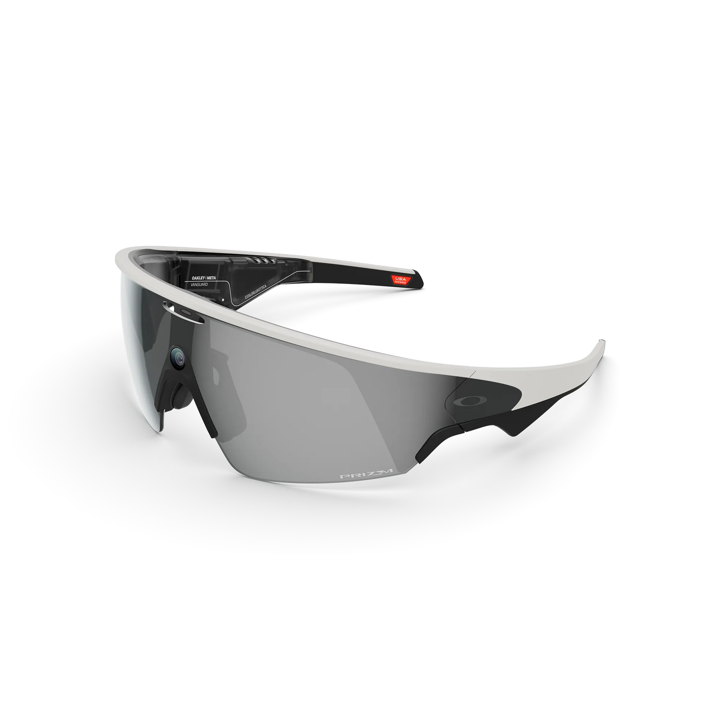 OAKLEY VANGUARD META Glasses Black/White Prizm Black Lens