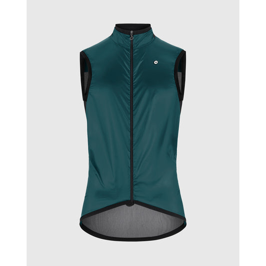 ASSOS MILLE GT Wind C2 Foundation Zelená bunda bez rukávů