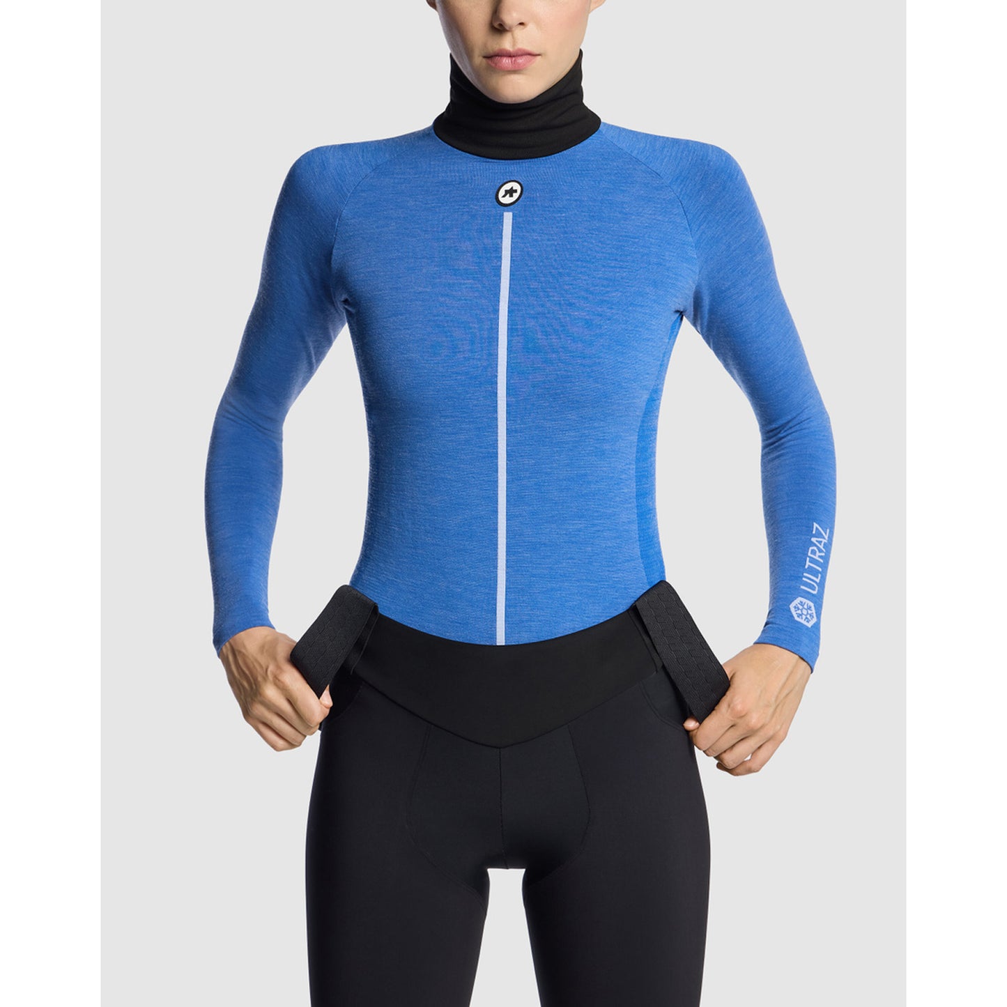 ASSOS WOM UZ P1 Dámské spodní prádlo s dlouhým rukávem Calypso Blu