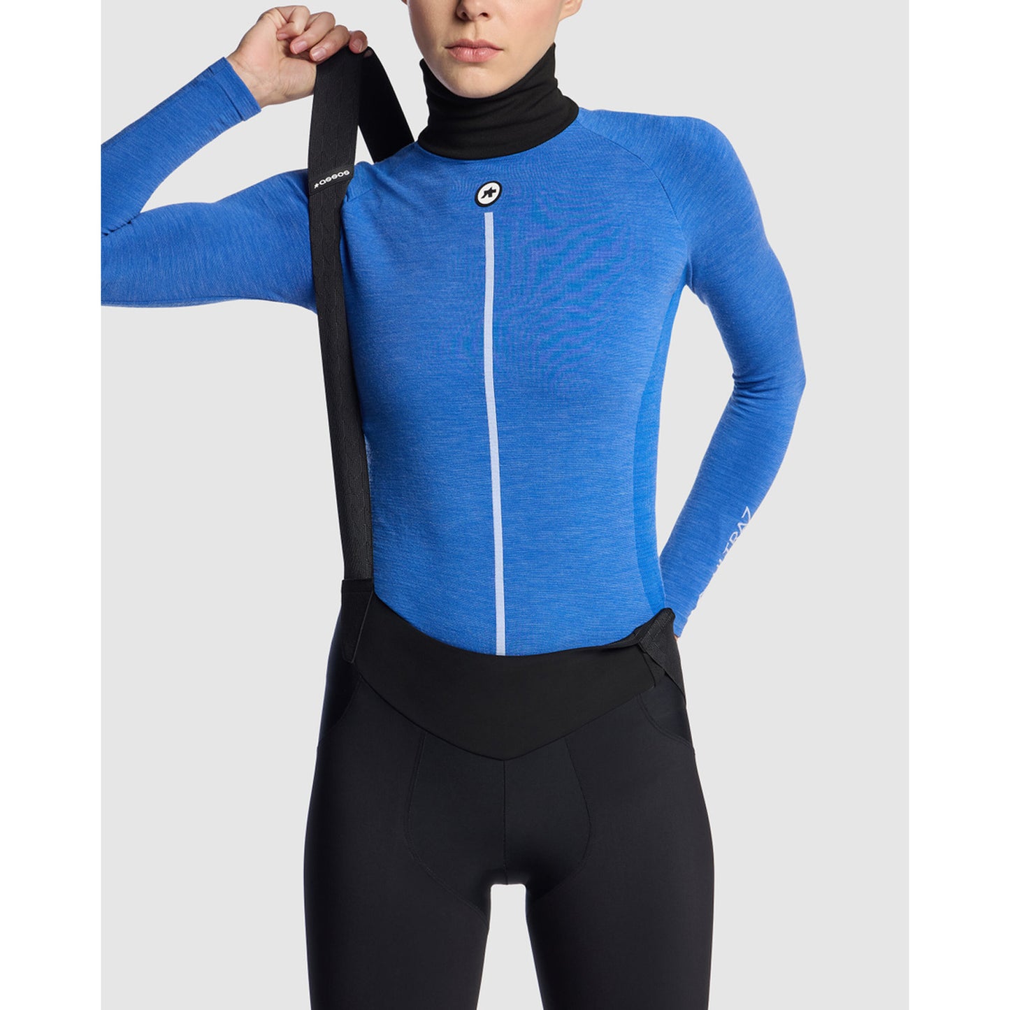 ASSOS WOM UZ P1 Dámské spodní prádlo s dlouhým rukávem Calypso Blu
