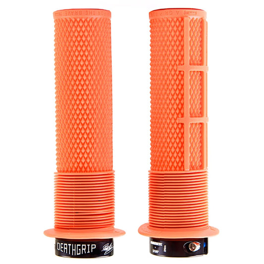 Gripy DMR DEATHGRIP Flange Large Lock-on Orange
