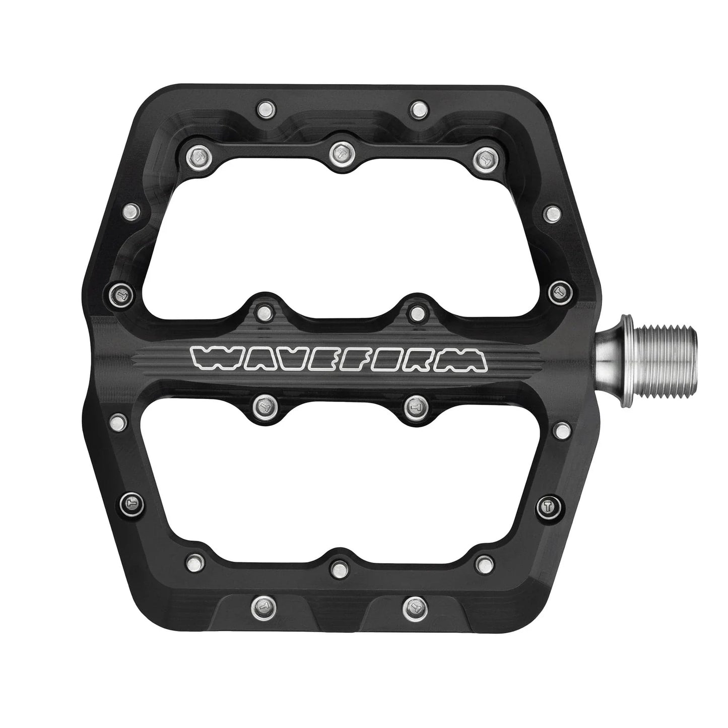 WOLF TOOTH WAVEFORM Small Flat Pedals, Black