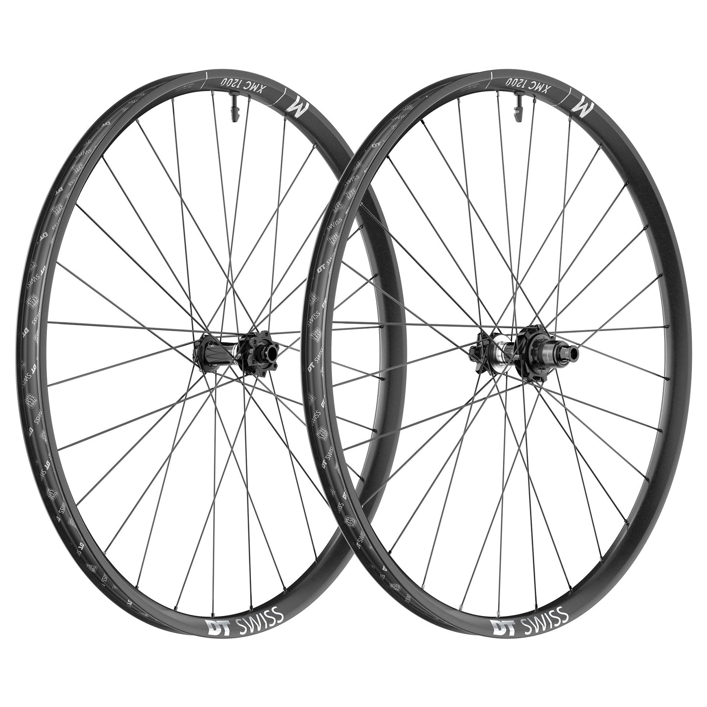 Pair of DT SWISS XMC 1200 SPLINE 30 mm 29" Ratchet EXP 54 Wheels, 15x110/12x148 mm Boost