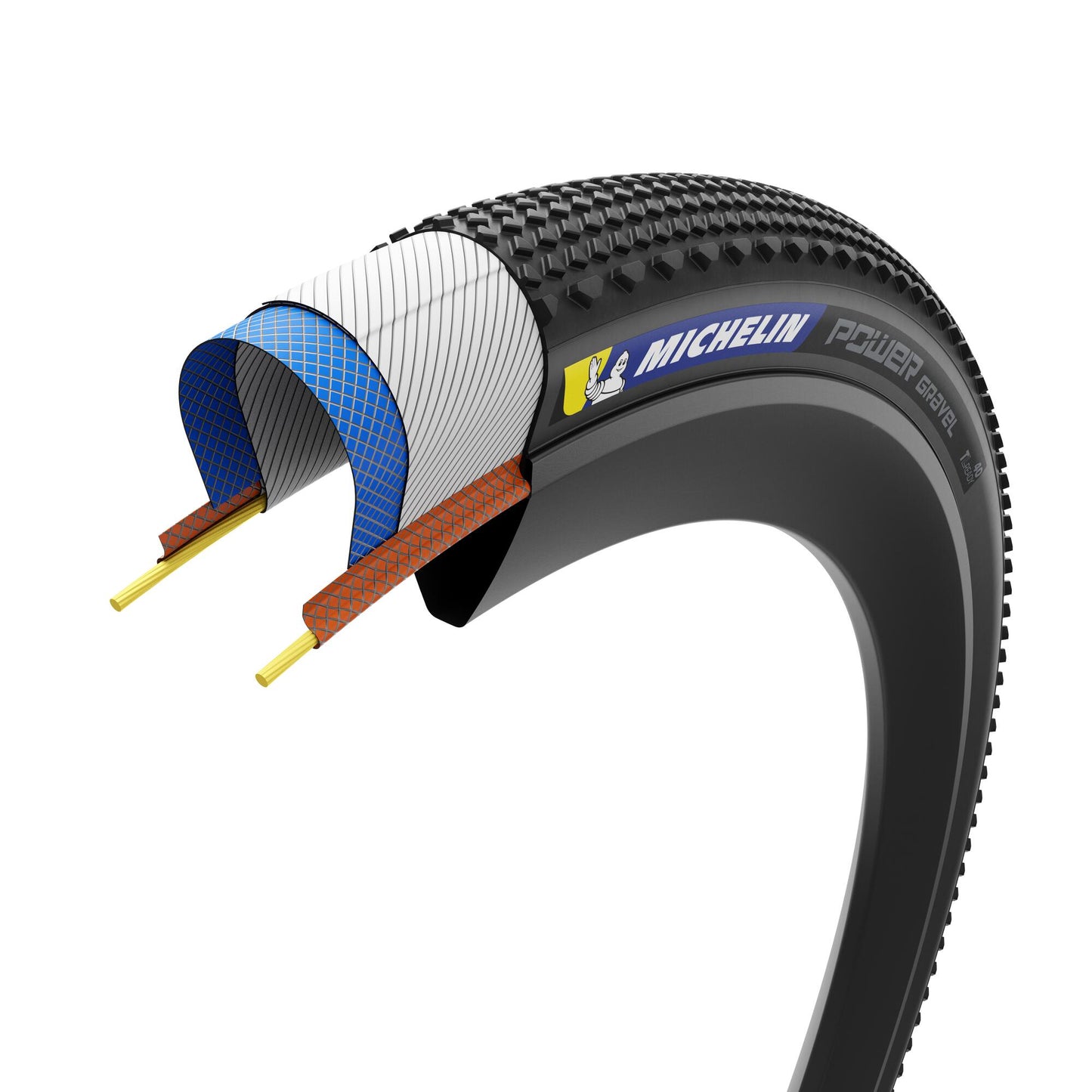Pneumatika MICHELIN POWER GRAVEL Competition Line 650x50 Tubeless Ready Brown