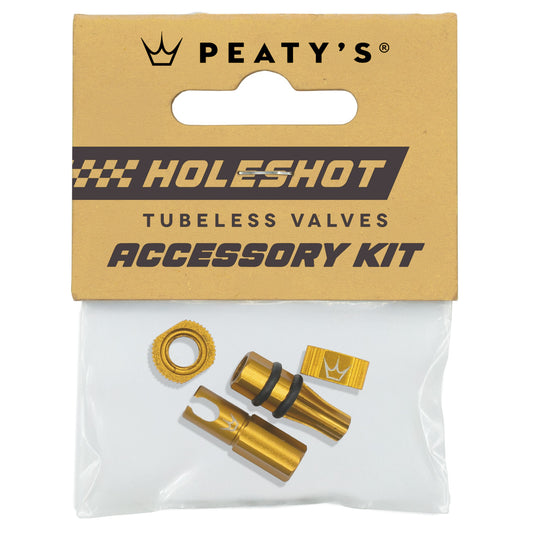 PEATY'S HOLESHOT FAST FLOW Gold Valve Caps and Nipples Kit