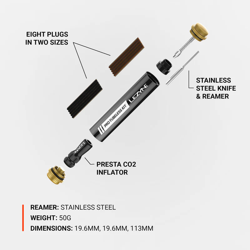 Opravná sada LEZYNE PRO TUBELESS