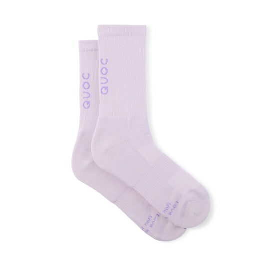 QUOC ALL SEASON MERINO Lilac Ponožky