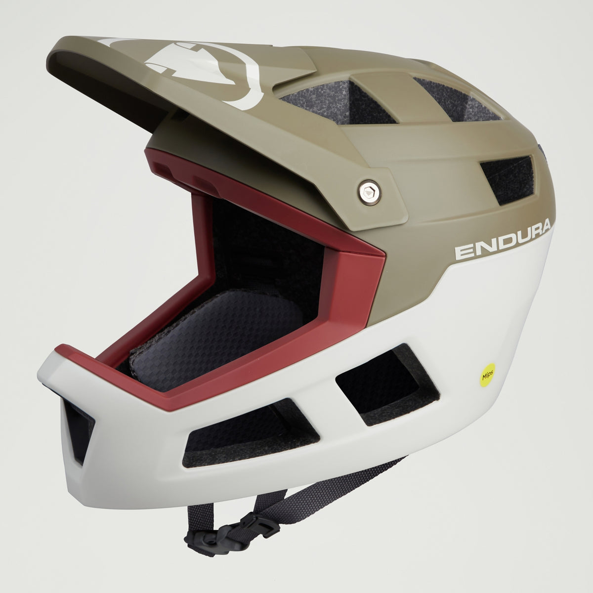 Integrální MTB helma ENDURA SINGLETRACK MIPS zelená/bílá