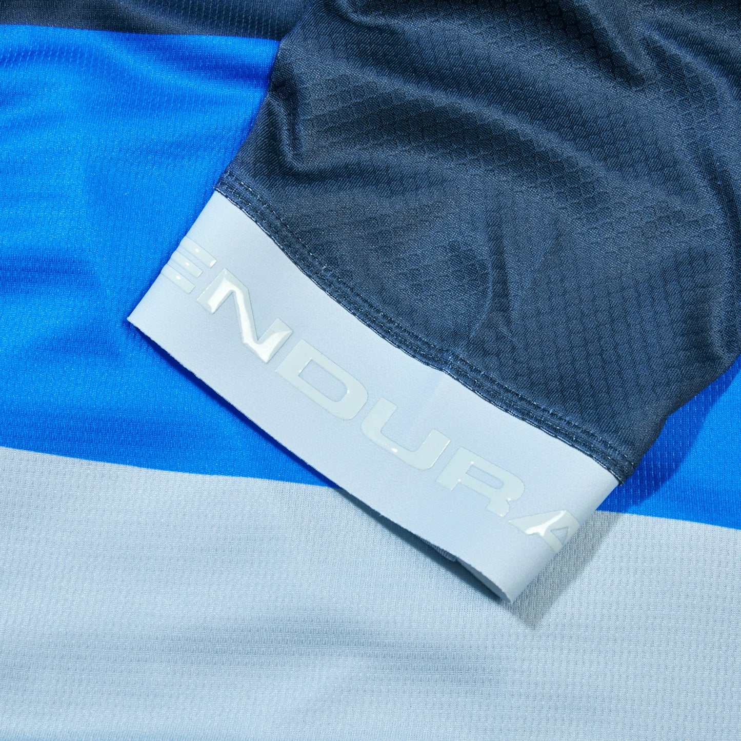 ENDURA FS260 PRINT Dres s krátkým rukávem modrý